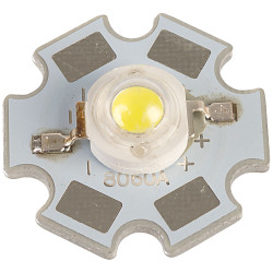 TruOpto OSW4XME3C1S 3W 3.3V White Power LED Star 200lm