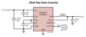 20V High Efficiency Nanopower Step-Down Regulator