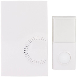 REV 82420103 Wireless Door Chime Set Battery-Operated Easy Install