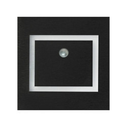 EVRA BLACK Barwa Ciepła 3000K. PIR. 12V EKS6902 Milagro