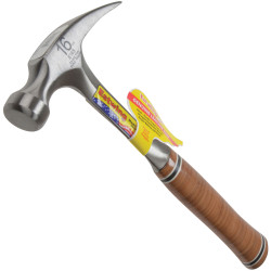Estwing E16S Straight Claw Hammer - Leather Grip 450g (16oz)