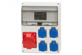 Rozdzielnica LAGO 11M - gniazda 32A 5p, 4x230V /11 modułów/