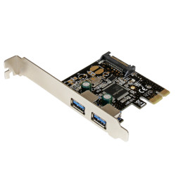 Karta USB, PCIe, l. portów: 2, typ: USB A, standard: USB 3.0