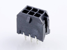 Molex 449140601 Listwa kołkowa, męska, do wbudowania, standardowa, piny: 6, 1 szt.