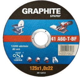 Tarcza tnąca do metalu 115 x 2.5 x 22.2 mm, 41 A30-T-BF /5szt./