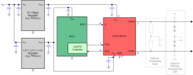 Automotive enhanced CAN transceiver with silent mode