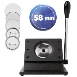 Wykrojnik do przypinek 58mm, forma do pinów