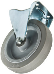 Koło samonastawne średnica kabla 200mm Płyta Tente 400kg wysokość całkowita 240mm