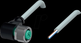 032797 SAL M12, 4-pin, 2 m, cable coupling, angled