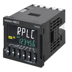 Timer Relay Montaż podtynkowy 12 → 48V SPDT Omron 0.001s → 999999h H5CC 2 funkcyjny