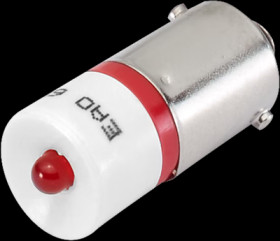 LED lamp, BA9s, 130 V (AC), red, 10-2H24.2052