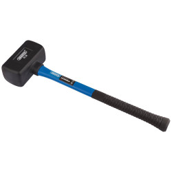 Draper 74319 Rubber Dead Blow Hammer with Fibreglass Shafts (1.8kg/64oz)