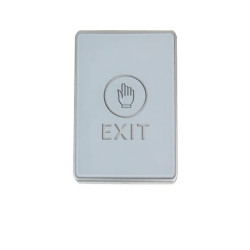 Przycisk wyjścia, otwacia drzwi, natynkowy, dotykowy, podświetlenie LED, NO/NC/COM, biały 86x56 Fox C3