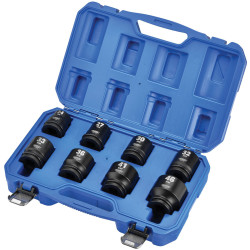 Draper 20206 HI-TORQ&#xAE; Metric Impact Socket Set, 3/4&quot; Sq. Dr. 8 Pcs