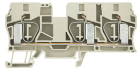 Blok zacisków przelotowych Weidmuller poziomy: Pojedynczy 16 → 6AWGZacisk Z raster: 10.1mm 57A 800 V