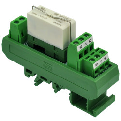 ELECTRONICS-SALON AC 115V Slim DIN Rail Mount 8Amp DPDT Power Relay Interface Module, 115VAC.