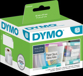 S0722540 DYMO labels for LabelWriter, 32 x 57 mm