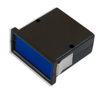 KM-61+PFB Obudowa z tworzywa KM61 wymiary: 72x72x36mm - obudowa tablicowa z filtrem niebieskim - czarna - ABS