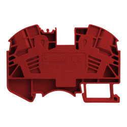 Złączka szynowa przelotowa zaciskowa czerwona 16mm2 1P DS16-01P-16-00A(H)