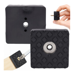 Podkładka antypoślizgowa do krzesła czarne N3 30x30x10mm - nogi meblowe na wkręt