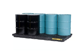 Kontrola zanieczyszczeń Paleta do beczek pojemność 98g Kontrola wycieków Polietylen Justrite