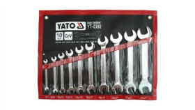 Klucze Płaskie Z Polerowaną Główką 10-Części 6-27Mm