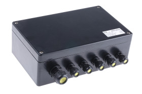 Obudowa na szynę DIN 220mm szerokość 120mm Puszka rozdzielająca materiał: Poliester Bartec