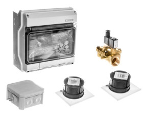 Automatyczny system przeciwzalaniowy - zawór 1 cal 3 sondy kotłownia/mieszkanie ASP-1