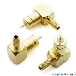 HF-CONNECTOR-GOLD Gold Caoxial Angiel Connector PLUG