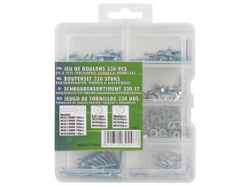 Velleman Bolt set 330 pcs (philips screws, nuts &amp; washers)