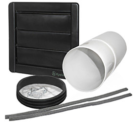 Kratka wentylacyjna, DX, Biały