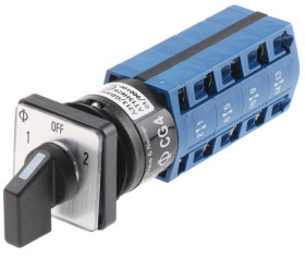 Przełącznik krzywkowy 3-pozycyjny Kraus & Naimer 4P 10A