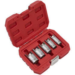 Sealey CV601 Elbow Connector Socket Set 3/8&quot;Sq Drive 5pc