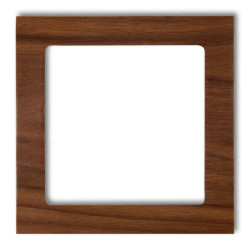 DECO Ramka pojedyncza - drewno (orzech amerykański) orzech amerykański DRD-1E