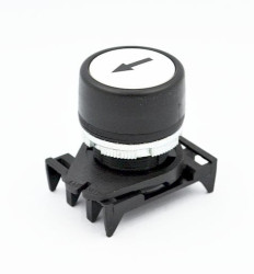 PPRN5/F przycisk monostabilny biały ze strzałką OFF - (ON)