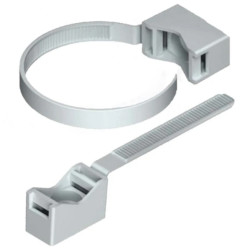 Uchwyt zaciskowy paskowy UZP 13-32 szary 220190 /20szt/