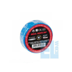 TAŚMA IZOLACYJNA NIEBIESKA 10m PVC EDC 0,15x19mm