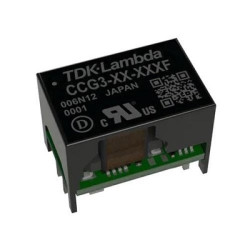 Przetwornica izolowana DC-DC, 3W, Uwe 4,5 → 18 V DC, Uwy 3.3V dc Nie, TDK-Lambda Nie