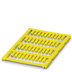 Oznacznik na przewody Phoenix Contact UC-WMCO 2,9 (12X3,5) YE 0827561, montaż: zaciskanie, 12 x 3.50 mm, etykiety na ark
