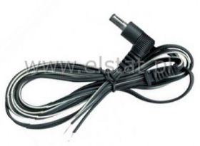 Kabel DC 2,5 / 5,5 kątowy 1,8 m