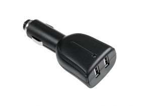 Ładowarka samochodowa 2x gn.USB typ A 5V 2000mA