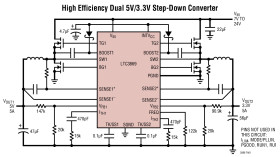 Dual, 2-Phase Synchronous Step-Down DC/DC Controllers