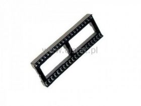 Podstawka zwykła DIL 40 szeroka 0,6; 20x2