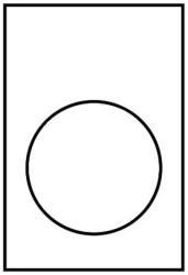 Etykieta, 30x40mm, biały, text on request ZB2BY4001