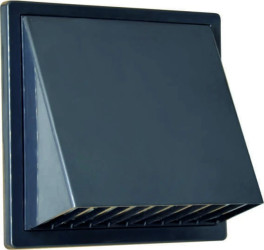 kratka z okapem grafit Ø 100