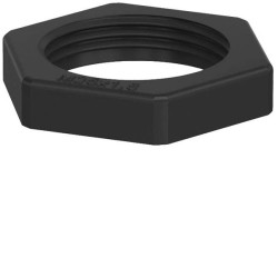 OBO Bettermann 2049090 Locknut M25 PG25 Black Plastic VDE-tested DIN 46319