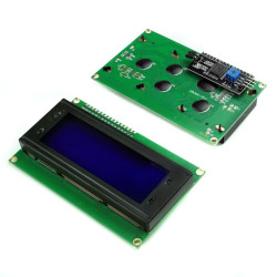 Wyświetlacz LCD 2004 z konwerterem I2C HD44780 niebieski