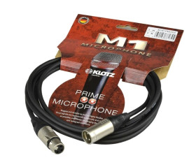 KLOTZ M1 Kabel mikrofonowy XLR (m)/(ż) 3m