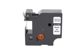 Taśma D1 45803 do drukarki DYMO 19mm 7m biała taśma czarny nadruk