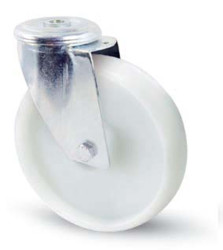 Koło samonastawne średnica kabla 125mm Pojedyncza śruba RS PRO 170kg wysokość całkowita 150mm